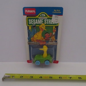 Playskool Sesame Street Big Bird Convertible Green 1985 MOC