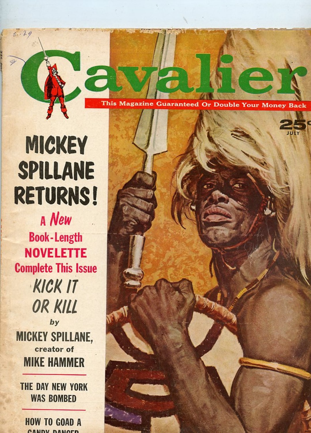 Cavalier Men's Interest Magazine Madm July 1961 Fawcett Pub GD 2.5 Etsy