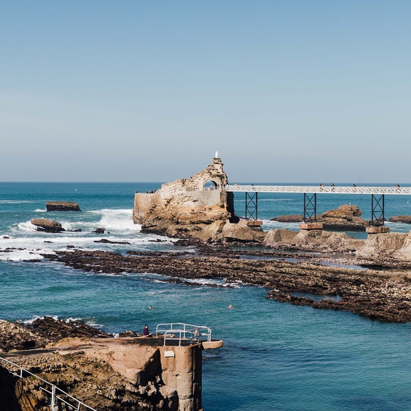 Travel photography France Basque Coast The Rock of the Virgin Alexandre CHARGROS Photography achargros.com