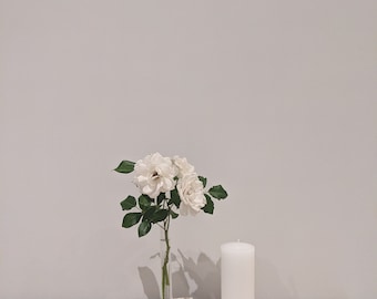 Handmade Melbourne Bud Vase Limestone Travertine Single Stem Flowers Jewellery Display