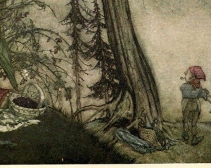 Arthur Rackham Arthur Rackham Print Aesops Fables Nursery Print Rackham ...