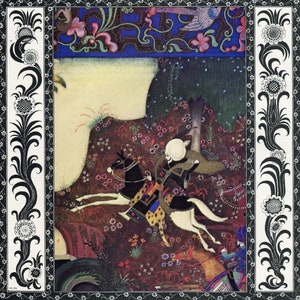 Kay NIELSEN   ART DECO    Nielsen print   Kay Nielsen Print   Vintage book plate   folk tale - fairy tale - vintage art - Art Nouveau