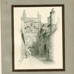 Blackall 1920 New College Oxford Universität Druck Vintage Oxford Druck Universität Druck Varsity Druck Oxford Kunstdruck 10
