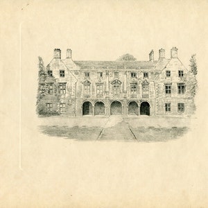 Blackall Magdalen College afdrukken Cambridge University afdrukken Vintage Cambridge afdrukken Universiteit afdrukken Cambridge Art Print 21