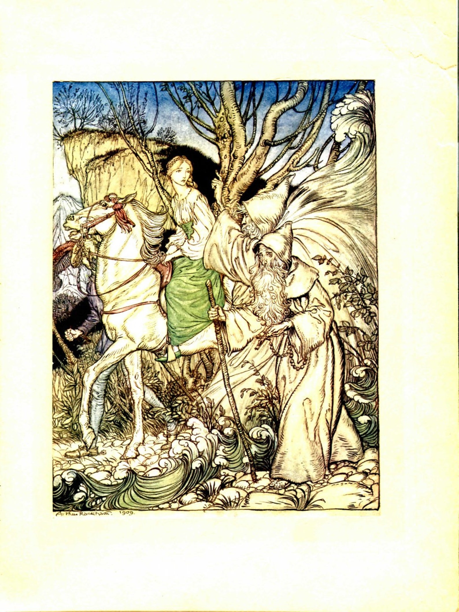 Arthur Rackham Antique Print Undine 1st Edition 1911 Arthur - Etsy