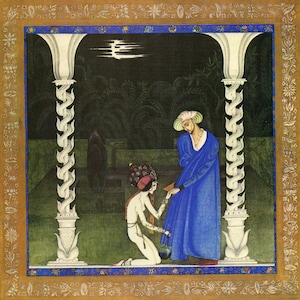 Kay NIELSEN   ART DECO    Nielsen print   Kay Nielsen Print   Vintage book plate   folk tale - fairy tale - vintage art - Art Nouveau