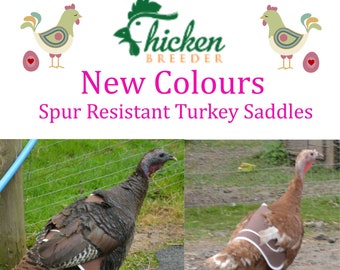 Turkey saddle, Chicken Saddle, stag protector,  turkey apron, turkey protector , waterproof canvas, Velvet Lined. Also Available in Black