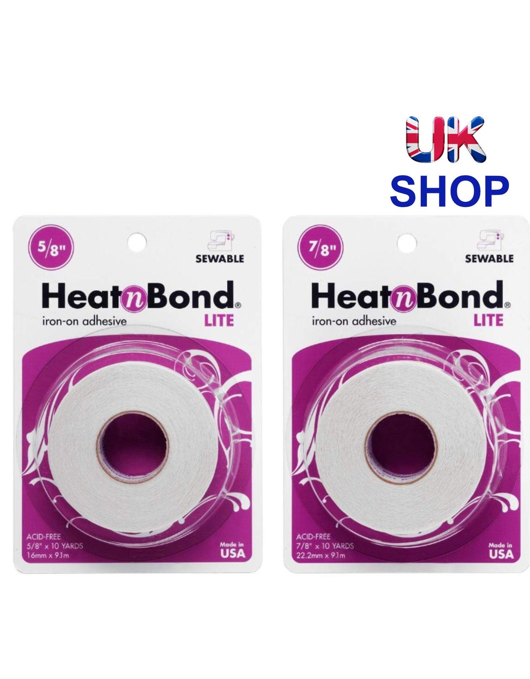 Heat'n Bond Lite Iron-on Adhesive-17"X43