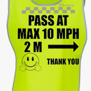 Equi Hi Viz Horse Riding Reflective Tabard, Fluorescent Yellow, Pink, Orange  Equestrian, High Vis Vest, Child, Adult, 10 MPH 2 M Waistcoat