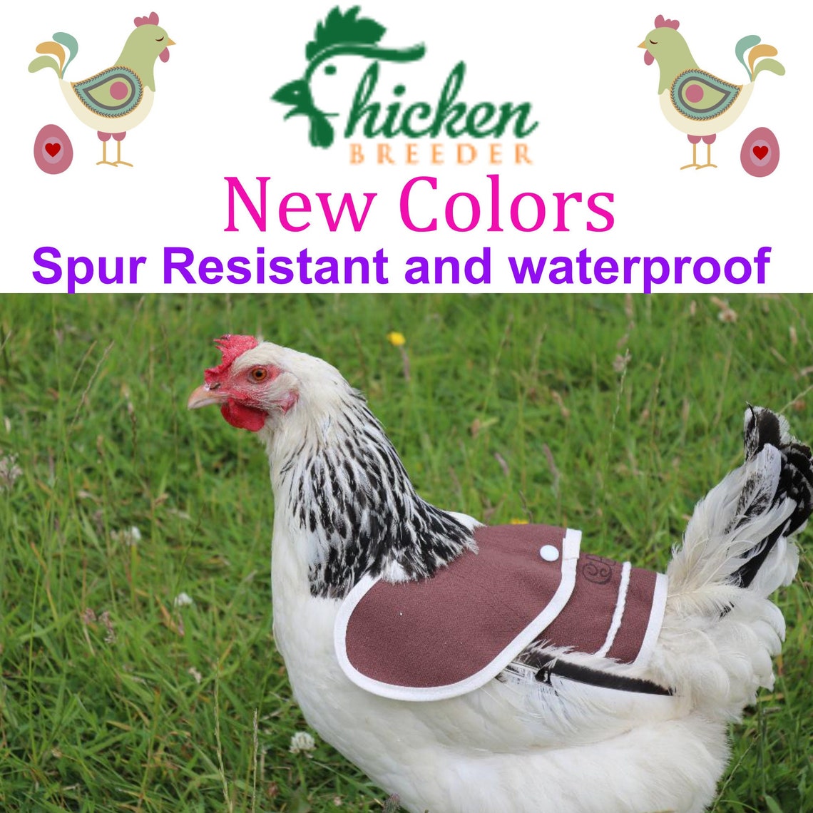 Chicken Saddle Chicken Apron Hen Protector 2 in 1 WING Etsy