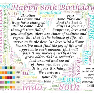 80th birthday gifts for mum