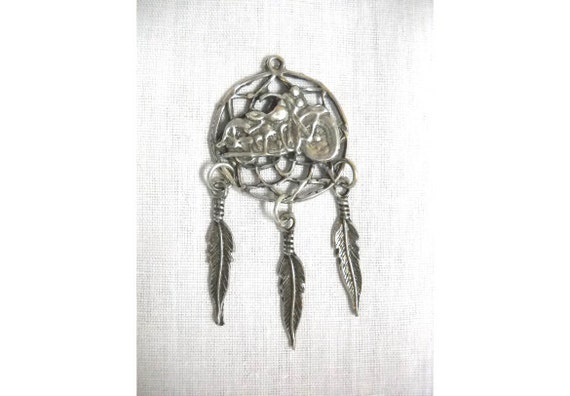 DREAMCATCHER ローブ Genuine Native-American Rabbit Fur Dream Catcher: 4