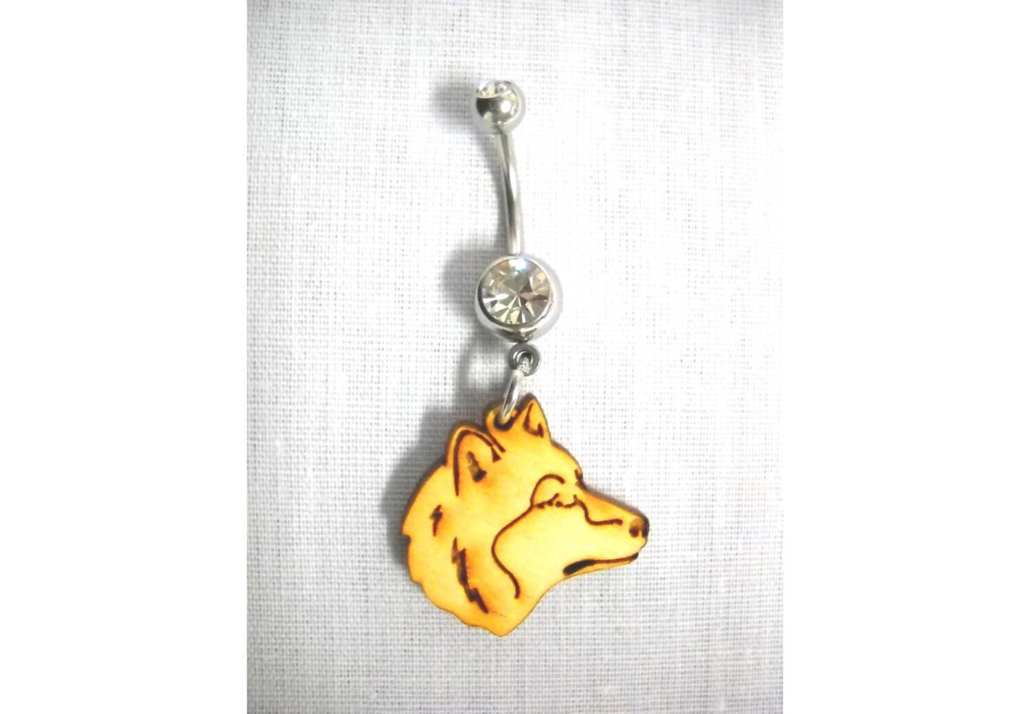 Laser Cut Totem Spirit Wild WOLF Head Profile Wildlife Jewelry on