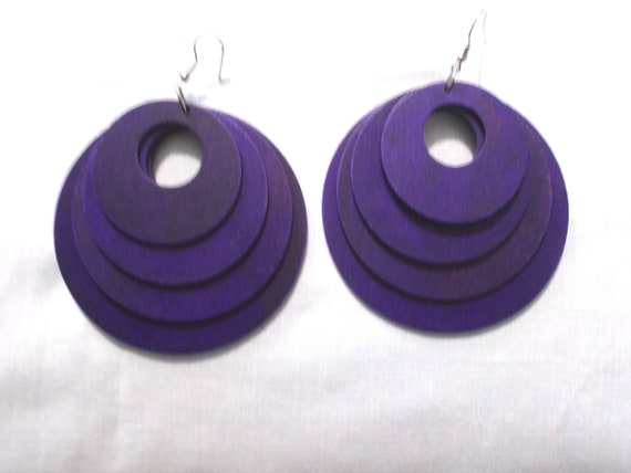 Amethyst Earrings Purple Earrings Bridesmaid Post Earrings Plum Earrin –  Little Desirez Jewelry