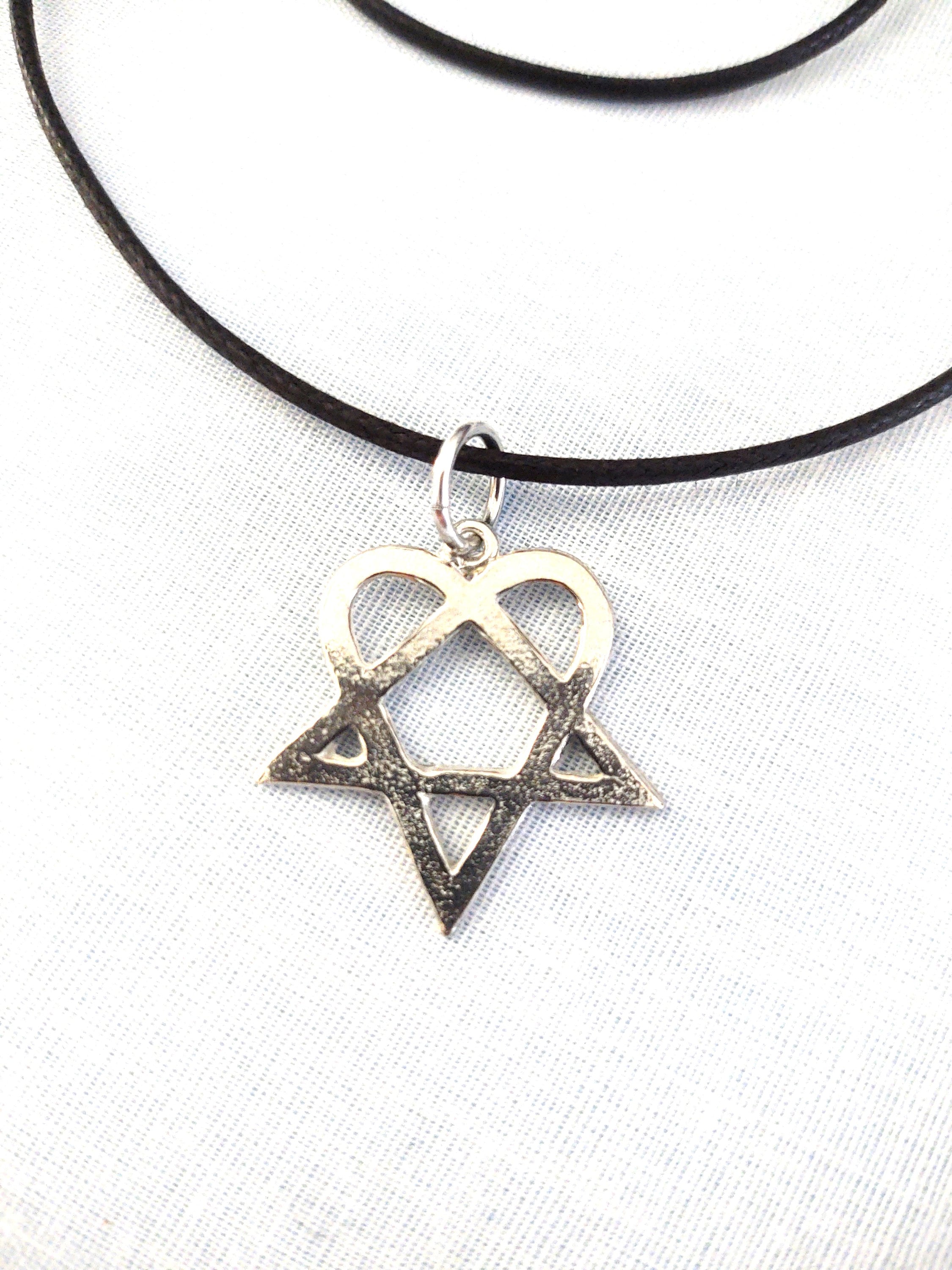 【VINTAGE HOLLYWOOD】Penta 2-way Essential Heart Necklace VINTAGE HOLLYWOOD】Penta 2-way Essential Heart Necklace