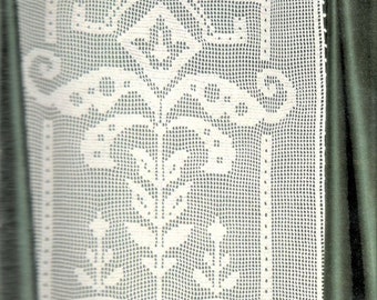 PDF Crochet pattern curtains-tend - Crochet tend- Home decor - vintage  crochet