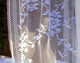 PDF Crochet pattern curtains-tend - Crochet tend- Home decor - vintage  crochet