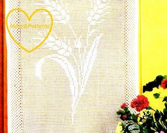 PDF Crochet pattern curtains-tend - Crochet tend- Home decor - vintage  crochet