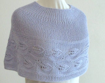 PDF Knitting  pattern  - Knitting cowl - spring capelet  - scarf - cowl
