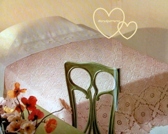 PDF Crochet bedspread pattern  - bedcover - Crochet blanket - Home decor - vintage  crochet
