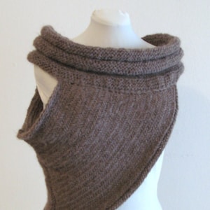 PDF knitting  pattern  - Katniss cowl inspired  - size  S - M/l - XL