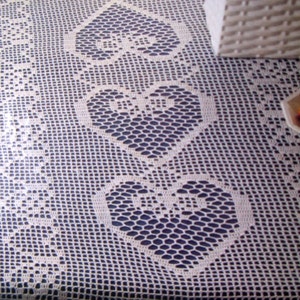 PDF Crochet pattern table runner -Crochet doily - Home decor - vintage  crochet
