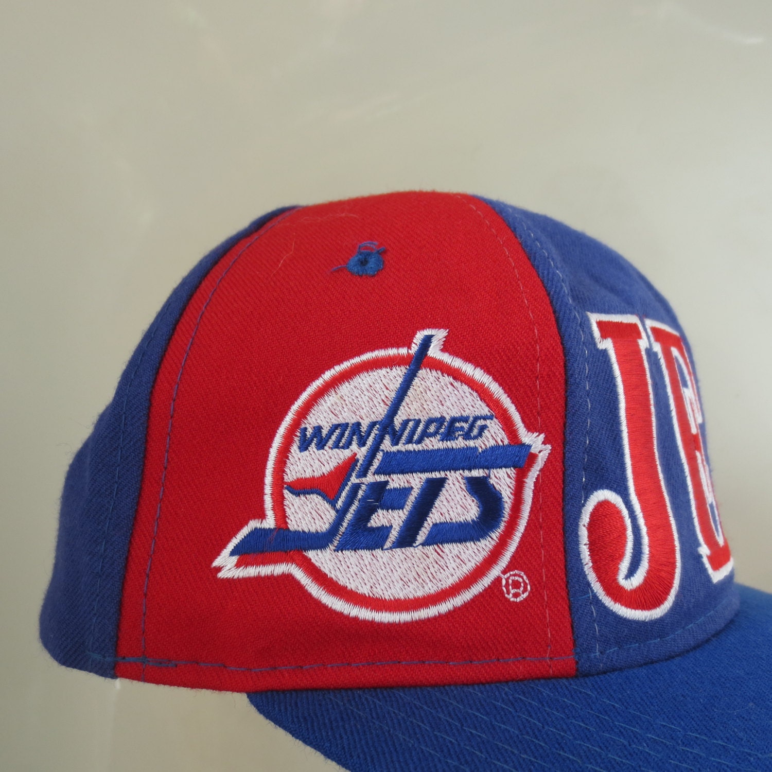 Vintage Winnipeg Jets NEAR DEADSTOCK Wool Starter Snapback Hat Etsy