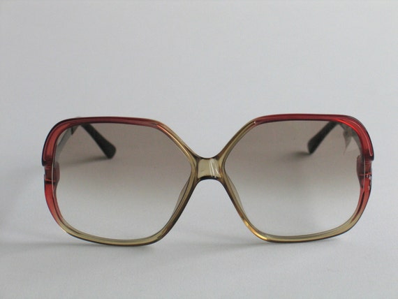 Carrera  transparent red and olive green vintage … - image 2