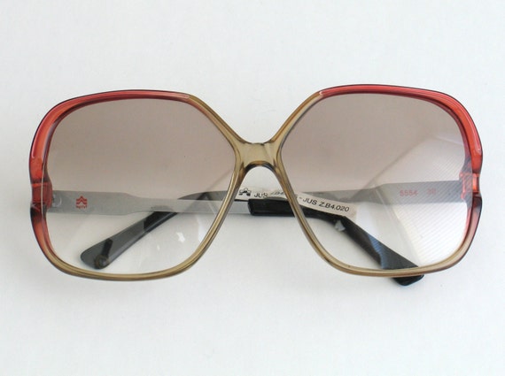 Carrera  transparent red and olive green vintage … - image 1