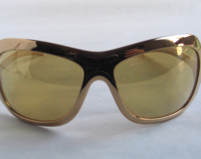 Adidas Gold Sunglasses Made in the 90's in Austria. Rare Etsy