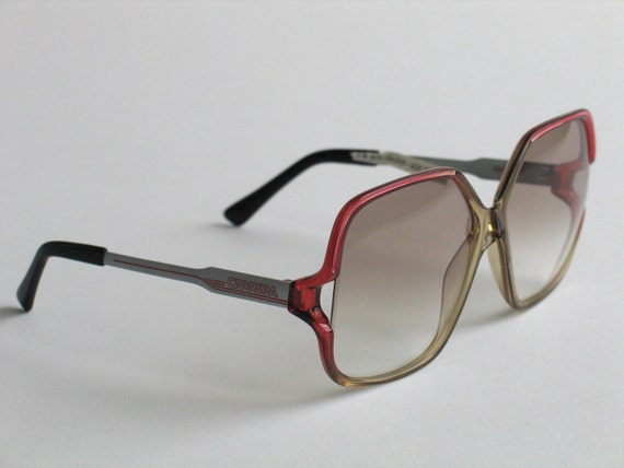 Carrera  transparent red and olive green vintage … - image 3