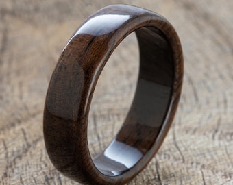 Rosewood Waterproof Anniversary Ring - Minimalist Wedding Band