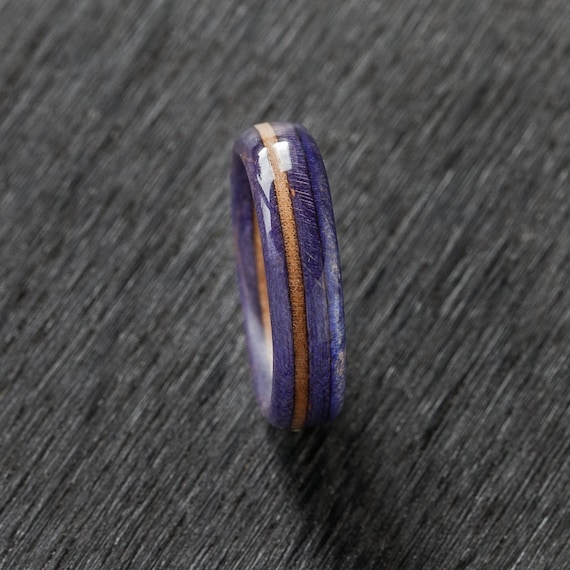 Handmade Skateboard Ring - Recycled Canadian Maple Wood