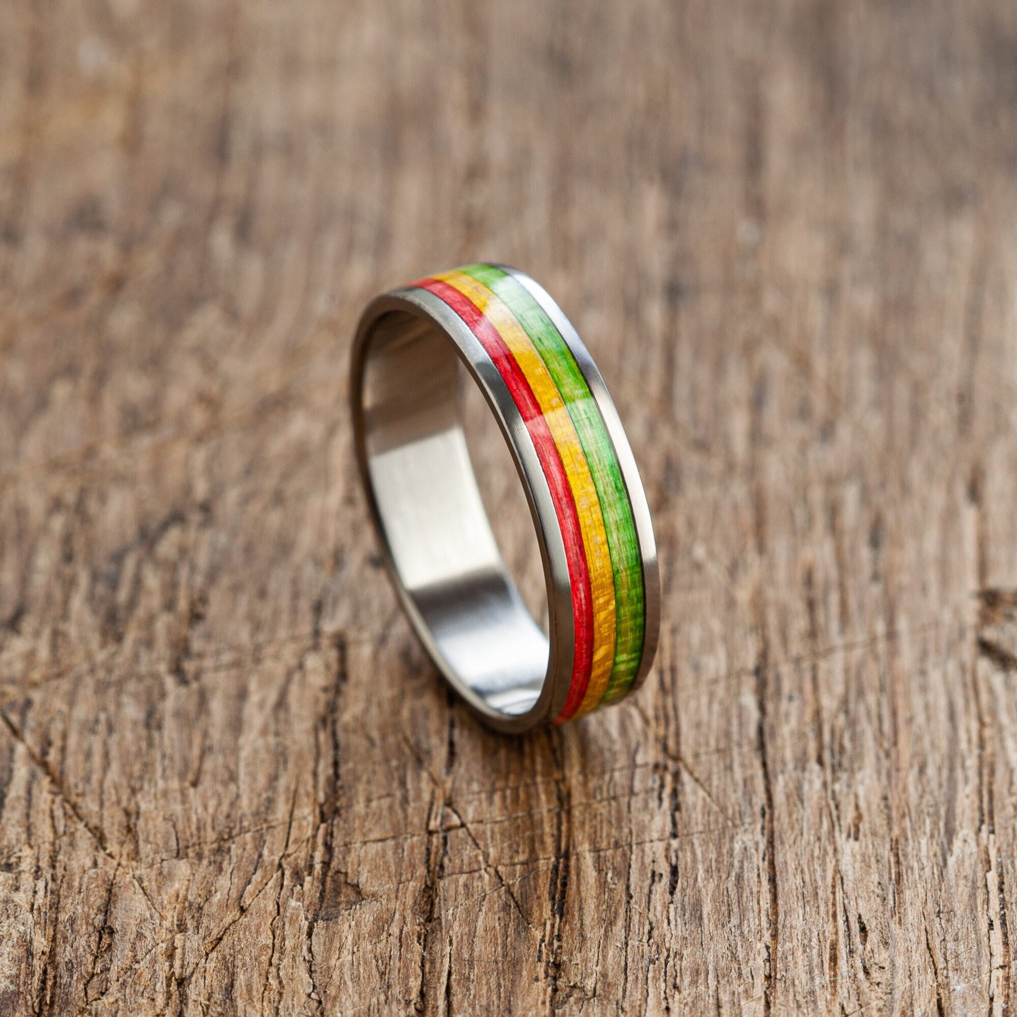 Rasta Wedding Rings - Etsy