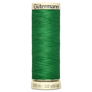 Gutermann Sew All Thread, 100 metres, Colour 396 Green, UK seller