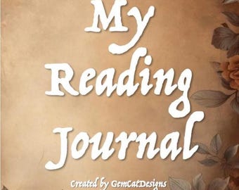 Printable Reading Journal, Book Tracker (Digital Download)