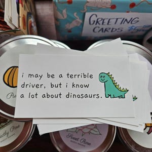 Dinosaur Bumper Sticker