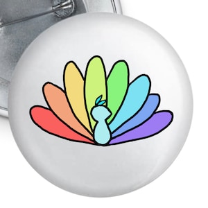 Peacock Pin