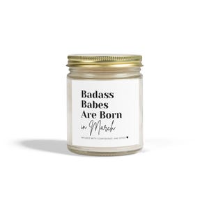 Birthdate Candle, Personalized Candle, Birth Month Candle, Customized Candle, Zodiac Candle, Gifts for Girlfriend, Astrology Candle, Pisces