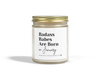 Birthdate Candle, Personalized Candle, Birth Month Candle, Customized Candle, Zodiac Candle, Gift for Girlfriend, Astrology Candle,Capricorn