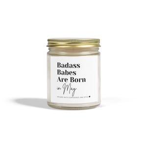 Birthdate Candle, Personalized Candle, Birth Month Candle, Customized Candle, Zodiac Candle, Gifts for Girlfriend, Astrology Candle, Taurus