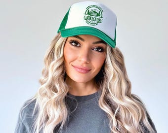 Camp Bach Partyhut, Camp Bachelorette Hut, Hütte Bachelorette, Wandern Bachelorette Geschenk, personalisierte Trucker Hut, Camping Bachelorette