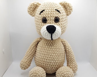 Amigurumi Teddy bear very soft crochet /Oeko Tex/Doudou, Plush Teddy Bear/Teddy Bear / Doudou, Crochet plush / Gift, Toy, child, Decoration.