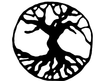 Tree of Life SVG / PNG / JPG files | Digital Cutting Machine File | Nature Boho Silhouette | Yggdrasil Forest Woods | Original Art