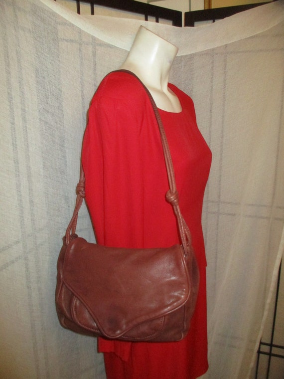 Sinikka leather shoulder bag - image 2