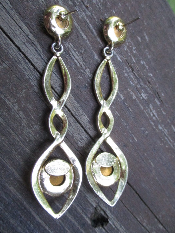 Bijoux New York Designs rhinestone dangle pierced earrings View 6