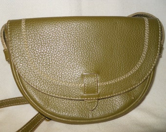Bolsa tiracolo vintage de couro Nicole Miller