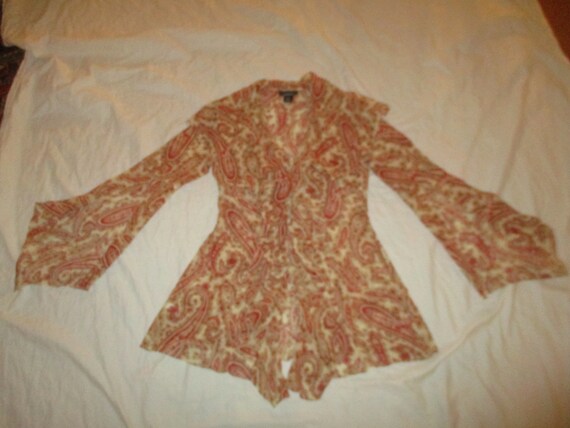 Express silk ruffled blouse - image 8