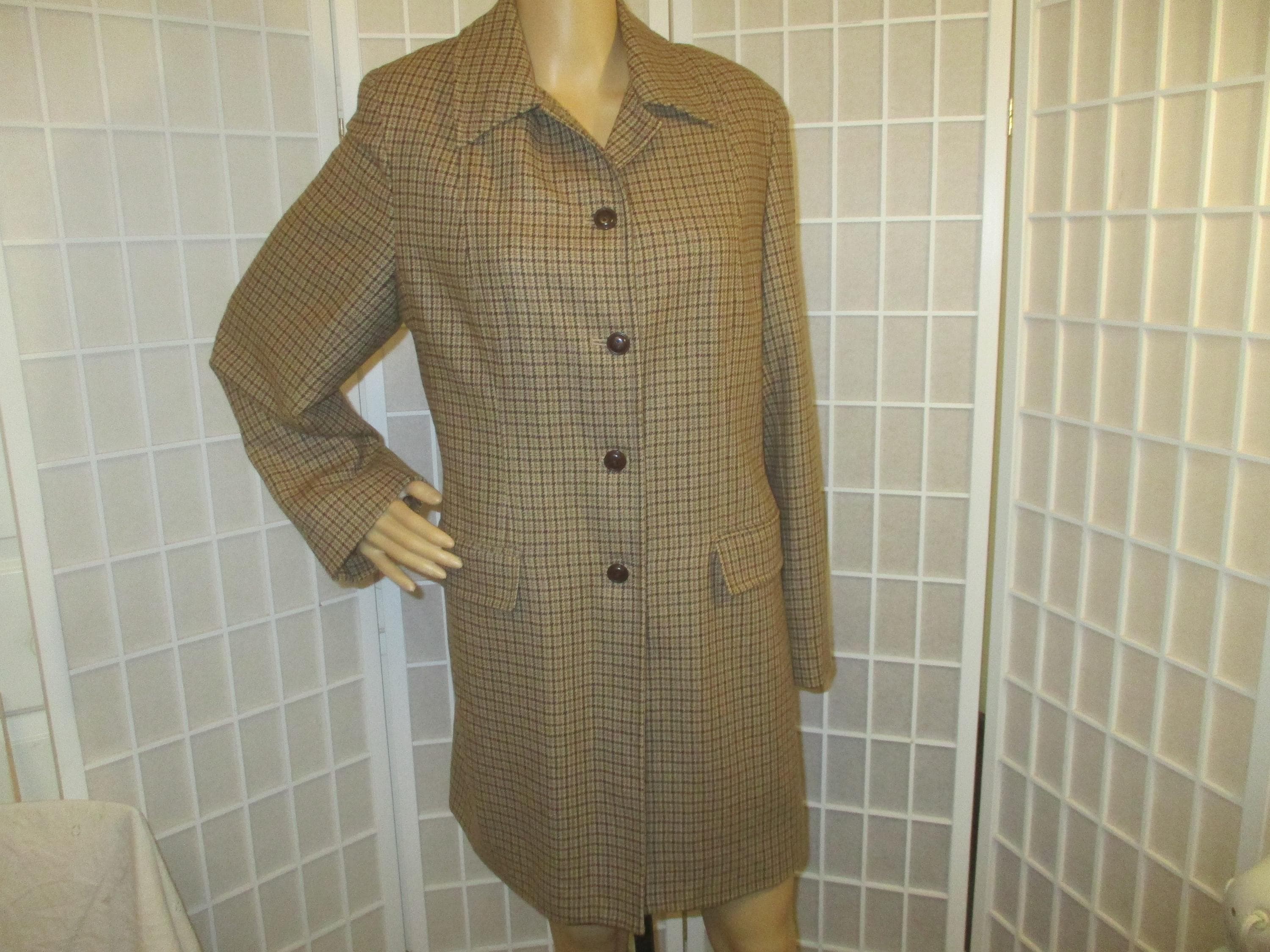 Vintage Jones New York Long Coat - Etsy