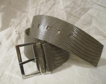 Vtg Katherine Alliston Designs Black Fabric Belt with Gold Accent, Size S/M Katherine Alliston Designs Vintage Wide Suede Belt With Faux  main image 3